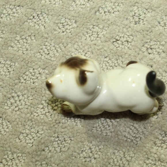 Simple Vintage 3" Glazed Ceramic Siamese Cat Figurine - Picture 4 of 6